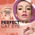 2PCs Eyeliner Stencils Winged Eyeliner Stencil Models Template Shaping Tools Eyebrows Template Card Eye Shadow Makeup Tool. 