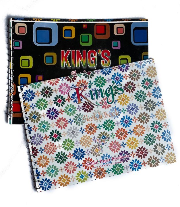 Sketch Book Pack of 10 - A4 size 11 sheets 100g - Wholesale rates for businesses