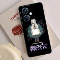 Anime Frieren Mobile Cell Phone Case for OPPO Find X5 X3 X2 A93 Reno 8 7 Pro A74 A72 A53 Black Soft Phone Cover Funda. 