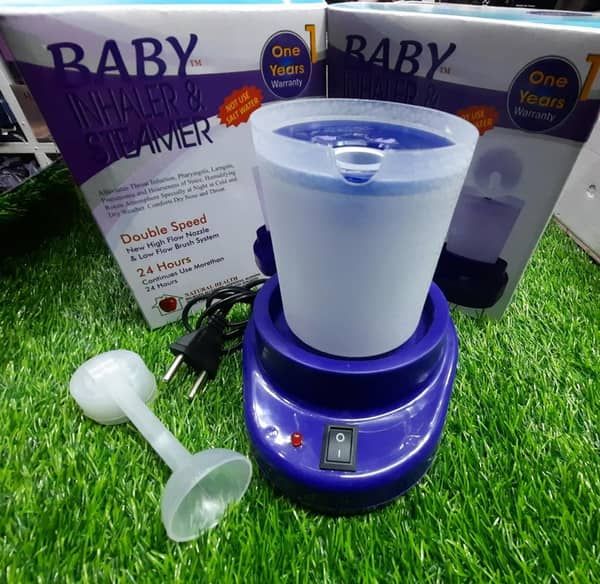 Baby Inhaler & Steamer Home Facial Double Speed With New High Flow ...