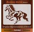Running Horse  Reusable Stencil For wall Painting Art DIY Home Decor, Album Crafts and Canvas ID 431. 