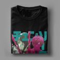 Chainsaw man Denji men T shirts anime manga leisure tees short sleeve round collar T-shirts 100% cotton gift idea clothes. 
