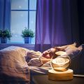 3D Galaxy Space Crystal Ball Night Light with Stand. 