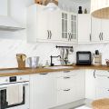 60cm × 200cm Self Adhesive Black / White , Black Gold Marble Sheet for Kitchen - Anti Oil and Heat Resistant Wallpaper. 