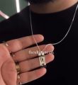 Her/His Eyes Necklace Eye Engraving Locket Trending Article New Arrival. 