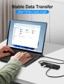 USB Hub, Frotox 4 Ports USB 2.0 Adapter Portable USB Splitter with LED Indicator Cable 28cm, Ultra Slim USB Hub for Mouse, Keyboard, Printer, Pen Drive, etc C R1455 FRRR. 