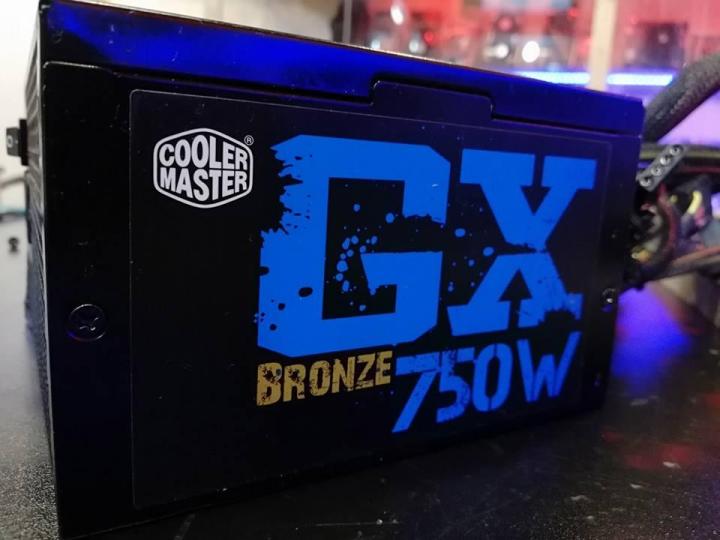 Cooler Master GX Bronze 750 Watt 80 Bronze PLUS Gaming Power Supply