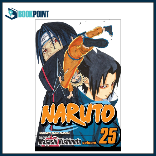 Naruto, Vol. 25: Brothers by Masashi Kishimoto (Illustrator) - Paperback | Naruto Volume 25 | Masashi Kishimoto |Manga Paperback | Shonen Jump Series | Comic Book Collection | Action-packed Graphic Novel | Bookpoint.store
