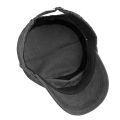 Vintage Classic Flat Top Mens Washed Caps And Hat Adjustable Fitted Cap Summer Solid Color Military Hats For Men. 