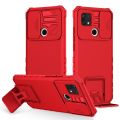 Shockproof Case For OPPO A15 / OPPO A15S Phone Case Push Pull Camera Protection Live Stand Phone Cover. 