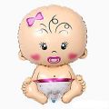 Welcome Baby Decoration Set Welcome Baby Foil Balloons Alphabets + 5Pcs Baby Balloons Pack for Baby Girl or Boy Best Foil Balloons for New Baby Born, Welcome Baby, and other baby celebrations.. 
