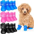 Colorful Durable Cat Puppy For Small Medium Large Dogs Foot Cover Rubber Boot Dog Rain Shoe Pet Supplies Pet Shoe. 