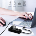 FunBug USB 3.0 Hub 4 Ports Extension for Mobile Gaming PC Laptop ~ Super-fast 4 port USB Hub 3.0 Multi Splitter Adapter Extension for Windows / MacBook / Android / PS4 / Phone / Tablet / Computer / Keyboard & Mouse. 
