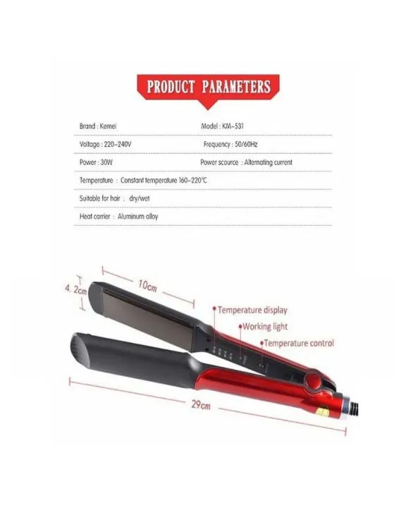 Km-531%20Professional%20Hair%20Straightner%20-%20Image%203