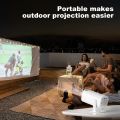 P30 Mini Projector Android 11 Support WIFI6 1080P BT5.0 Projector 1208*720P Smart Home Cinema Portable Mini Projector. 