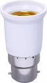 2Pcs B22 to E27 Bulb Lamp Holder Converter- Holder Adapter Pin B22 to Screw E27 (Long Size). 