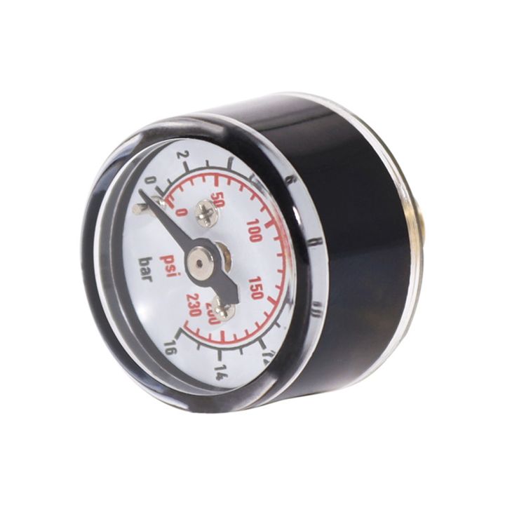 Scuba Diving Air Mini Micro-Pressure Gauge 16Bar,1/8 NPT Thread