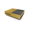 XBOX ONE Golden Brushed Metal Texture Skin. 