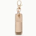 Creative PU Leather Lanyard Pen Holder with Keychain Pen Case Necklace Style Pen Pouch Durable Wear-resistant Keychain Pendant. 