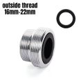 Stainless Steel Variable Diameter Adapter of Faucet Water Faucet Coupler Thread Connector Conversion Bubbler Bathroom Kitchen Repair Tap Water Joints Fittings. 
