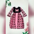 One piece front open umbrella frock for Baby Girl (1024). 