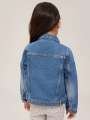 Girls Kids Denim Jeans Jacket Premium Brand Export Quality. 