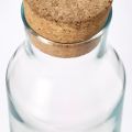 IKEA Carafe with Stopper Glass Carafe with Stopper Glass Carafe with Cork Lid. 