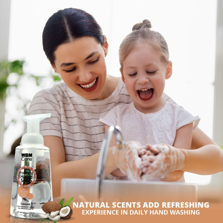 WBM%20Foaming%20Hand%20Wash%20300ml%20-%20Natural%20Coconut%20%7C%20Gentle%20Liquid%20Hand%20Wash%20for%20Soft%20and%20Clean%20Hands%20-%20Image%209