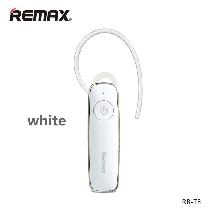 REMAX Bluetooth Headset RB T8 With Ear Hook for any IOS and Android ...