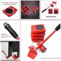 5-in-1 Heavy Furniture Mover Tool Set | Lifter & Roller Kit Smart Furniture Mover. 