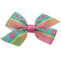 Anime Demon Slayer Tanjirou Nezuko Headwear Cosplay Cute Hair Small Bow Duckbill Clip Hair Accessories. 