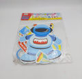 SPACE THEME CUTOUT BANNER ( 10 PCS IN PACK WITH RIBBON ). 