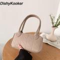 DishyKooker Trendy Underarm Bag For Women Retro Solid Color Shoulder Bag Handbag For Valentines Gifts. 