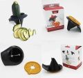 Manual Spiral Cutter for Vegetable Spaghetti, 2 in 1 Vegetable Cutter, Vegetable Spiral Cutter for Carrot, Cucumber, Courgettis, Vegetable Noodles, Vegetable Noodles Spiral Cutter Spiral Schneider Vegetable Peeler Endless Julienne Cutter with Guiding Lid. 