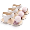 Kidlove 1 Pair Baby  Shoes Artificial Pu Breathable Soft Sole Non-slip Sequins Decoration Princess Style Toddler Sandals For Summer color. 