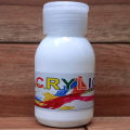 Acrylic Color Paints 75 ml Bottle Pack of 2 Bottles White &  Black ColorArt # SS-Acrylic 75ml-W&B-1 Pc-002. 