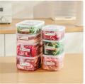 700/900/1000/1400Ml Transparent Food Storage Container With Lid Preservation Refrigerator Frozen Meat Fruit Storage Box Kitchen Household Supplies 1Pcs. 