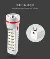 DP-9029C Rechargeable LED Torch with Emergency Light (14 LEDs) - Compact and Versatile (White, 5 cm). 