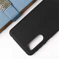 Sharp Aquos Zero 5G Basic Case Matte Soft Silicone TPU Back Cover For Sharp Aquos Zero 5G Phone Case Slim shockproof - Black. 