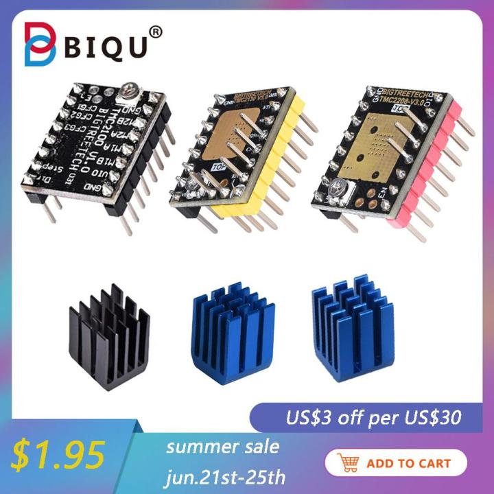 BIQU BIGTREETECH TMC2208 TMC2100 TMC2130 V1.1 SPI MKS Stepper Motor StepStick Mute Driver for  control board SKR V1.3