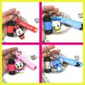 Mini flashlight small female cute LED glare USB charging pocket portable student small flashlight keychain. 