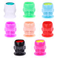 200pc Plastic Disposable Tattoo Ink Cups Child Doll Shape With Base Pigment Clear Holder Container Cap Tattoo Accessory Supplies. 