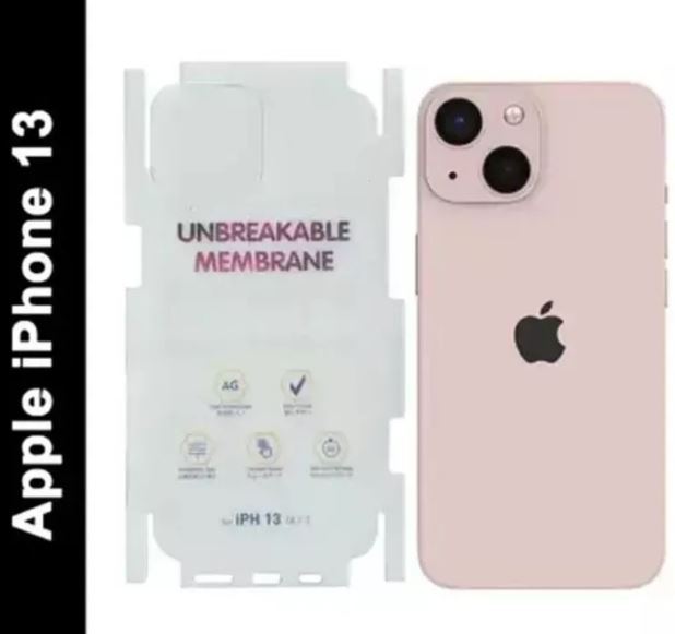 Iphone%2013%20Pro%20Max%20/%2013%20Pro%20/%20%20Iphone%2013%20Back%20Transparent%20Matte%20Sheet%20with%20Logo%20Cut%20Unbreakable%20Membrane%20Sheet%20-%20Image%202