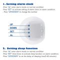 2X Kids Alarm Clock - Wake Up Light Digital Clock with 7 Colors Chang, Press Control and Snooze Function for Bedrooms. 