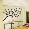 Fashion pvc wall stickers bedroom living room TV Dining Maple flowers backdrop - Sticker JM7005. 