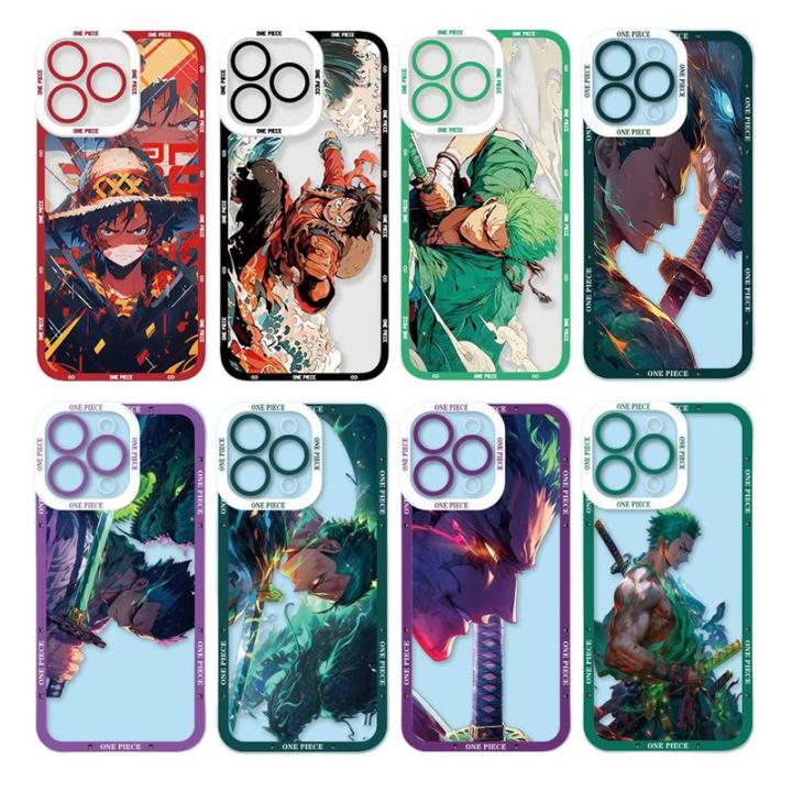 Casing For Infinix HOT 12 12I PRO 30I 11 30 9 Play NOTE 10 PRO TECNOPOVE 4 2 Cellphone Case Anime One Piece Nika Luffy Zoro Soft Shockproof Transparent Clear Anti-falling Silicone Cartoon Full Protection TPU