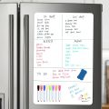A2/A3 Size Magnetic Dry Erase Whiteboard for Fridge Magnet White Board Weekly Planner Calendar. 