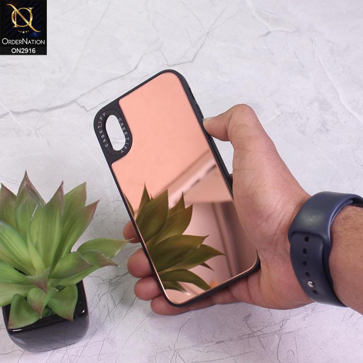 iPhone XS Max - Rose Gold - Fabulous Mirror Shine Soft Case
