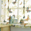 Roman Blind Flower Pattern Elegant Window Curtain for Home. 