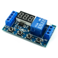 DC 6-30V Support Micro USB 5V LED Display Automation Cycle Delay Timer Relay Control Off Switch For Incubators. 